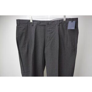 Incotex Dark Gray S120s Wool Mens Dress Pants Trousers Sz 60 EU NEW